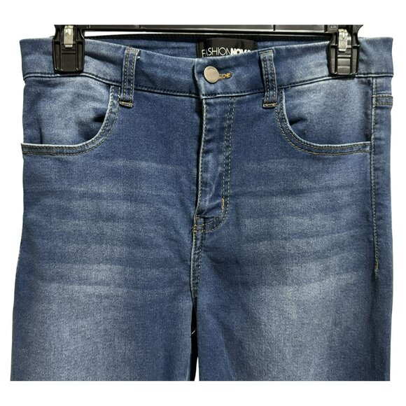 Fashion Nova Classic High Waist Skinny Jeans Cotton Blend Stretch Sz M Pockets - Picture 2 of 5